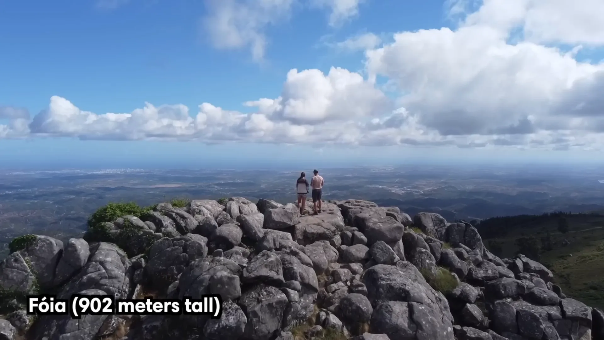 View from Foia, the highest point in the Algarve