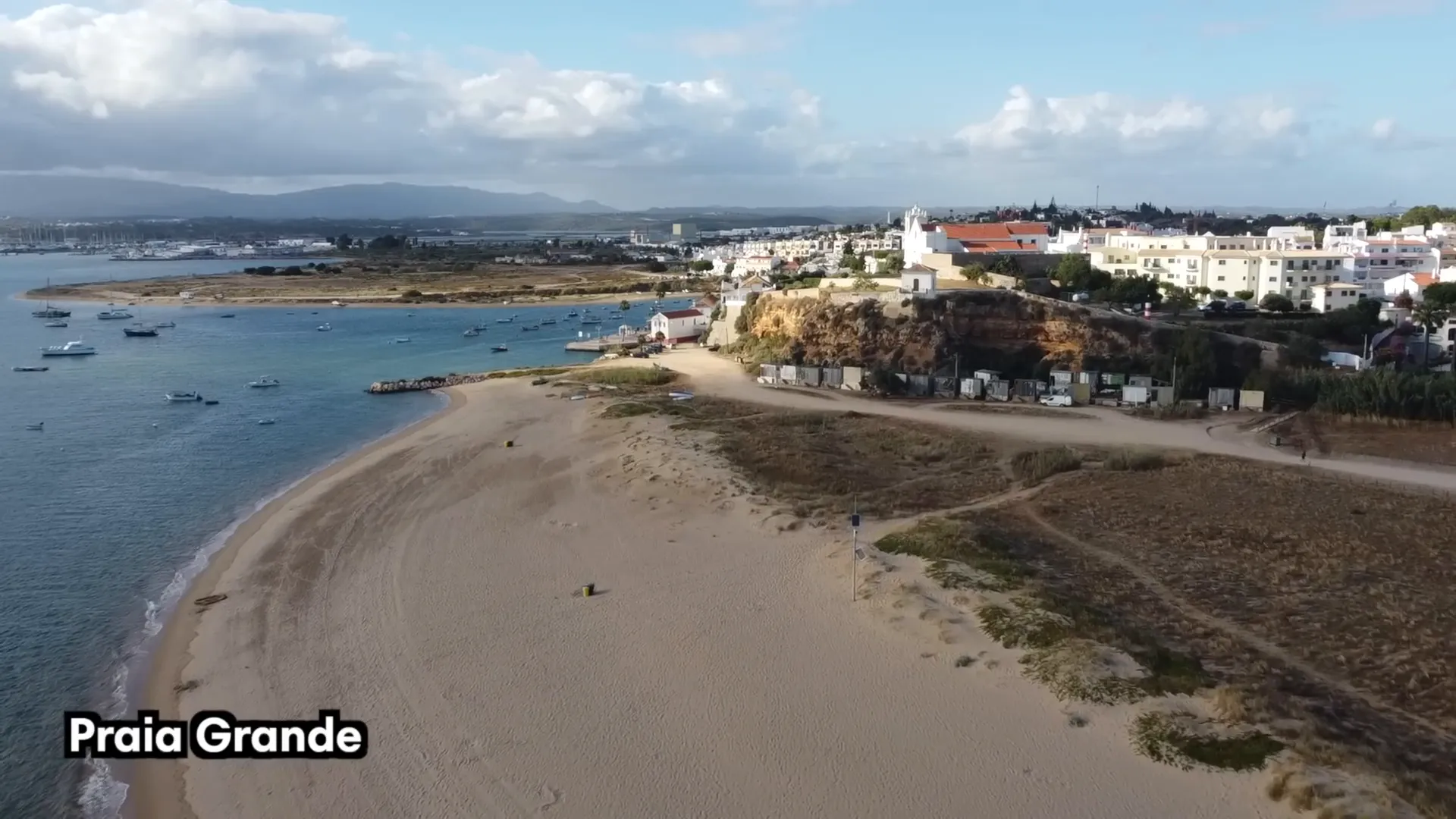 Ferragudo village view