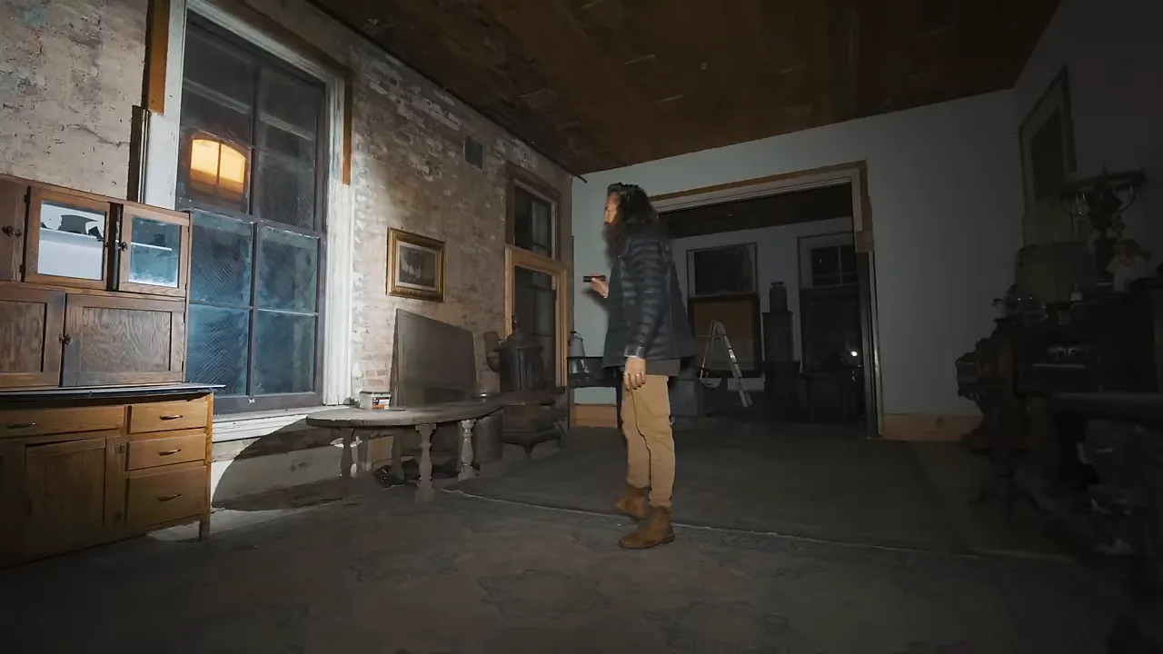 Old bedroom on the third floor where legend says a grieving father took his life