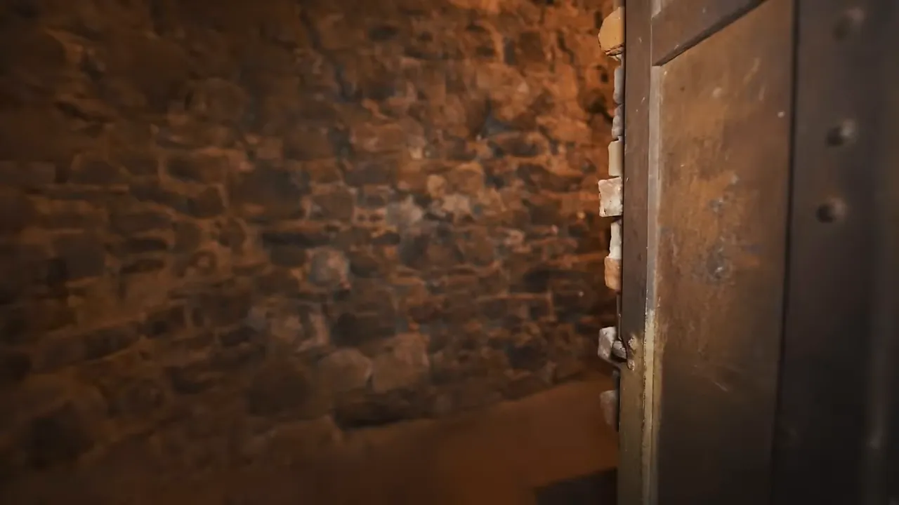 The cellar/crypt area of the Washoe Club where bodies were stored during winter months