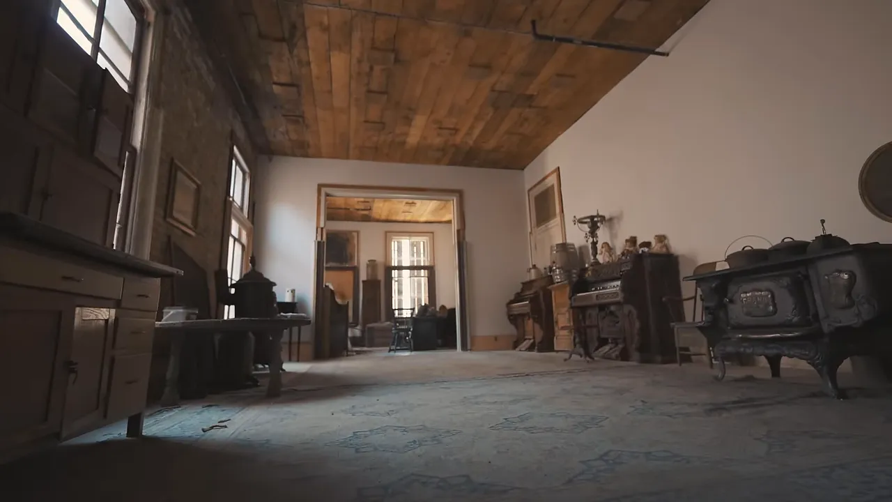 Sunlight pouring into the cellar in the morning, offering a comforting contrast to the previous night's atmosphere