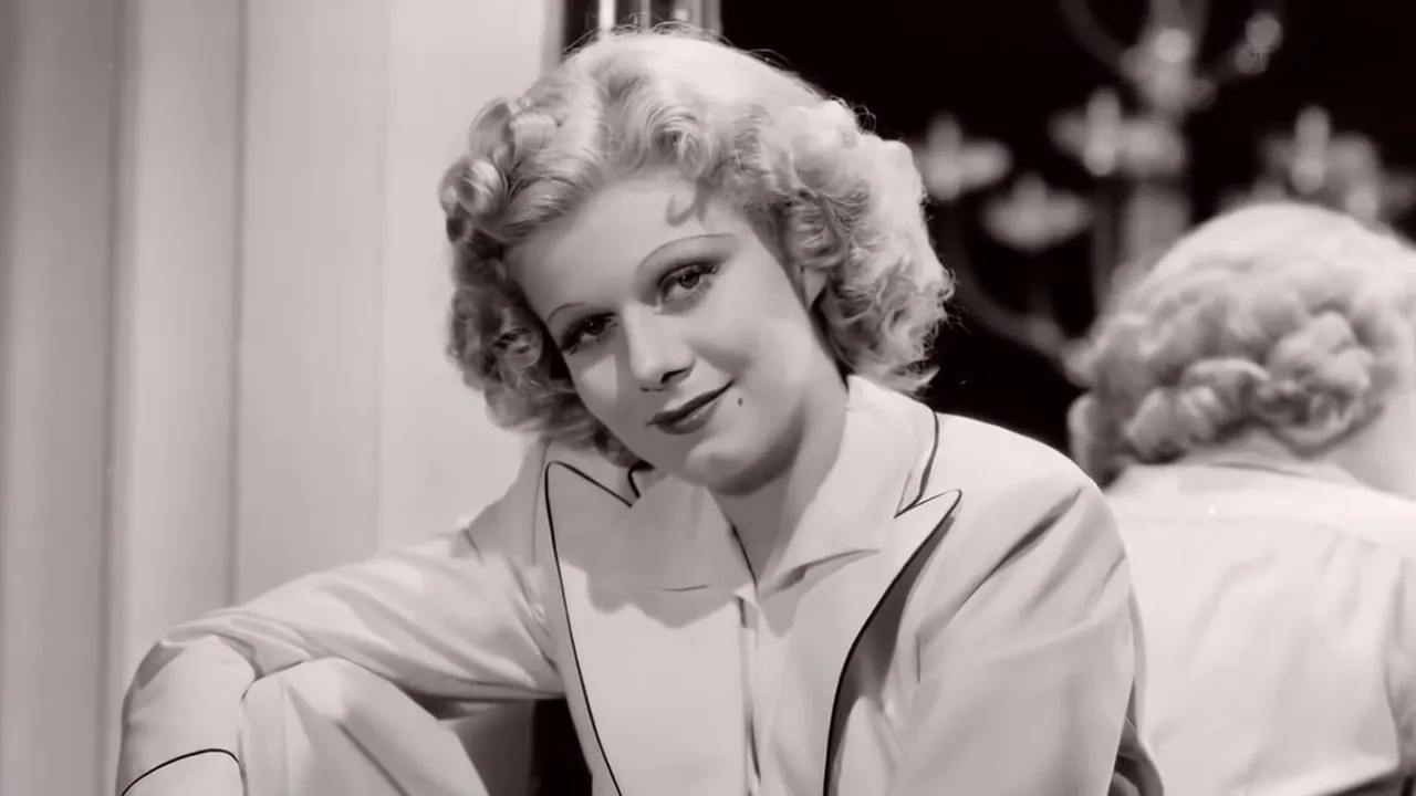 Jean Harlow showcasing her comedic talent