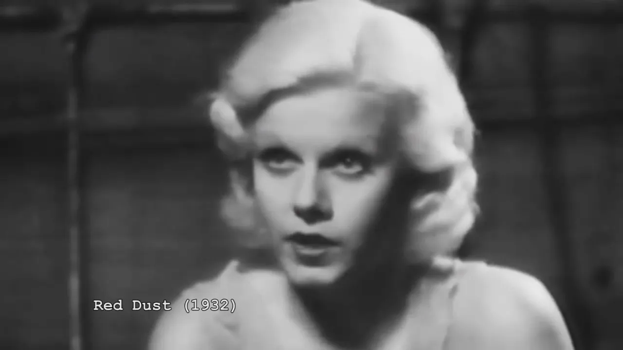 Jean Harlow embracing her stardom