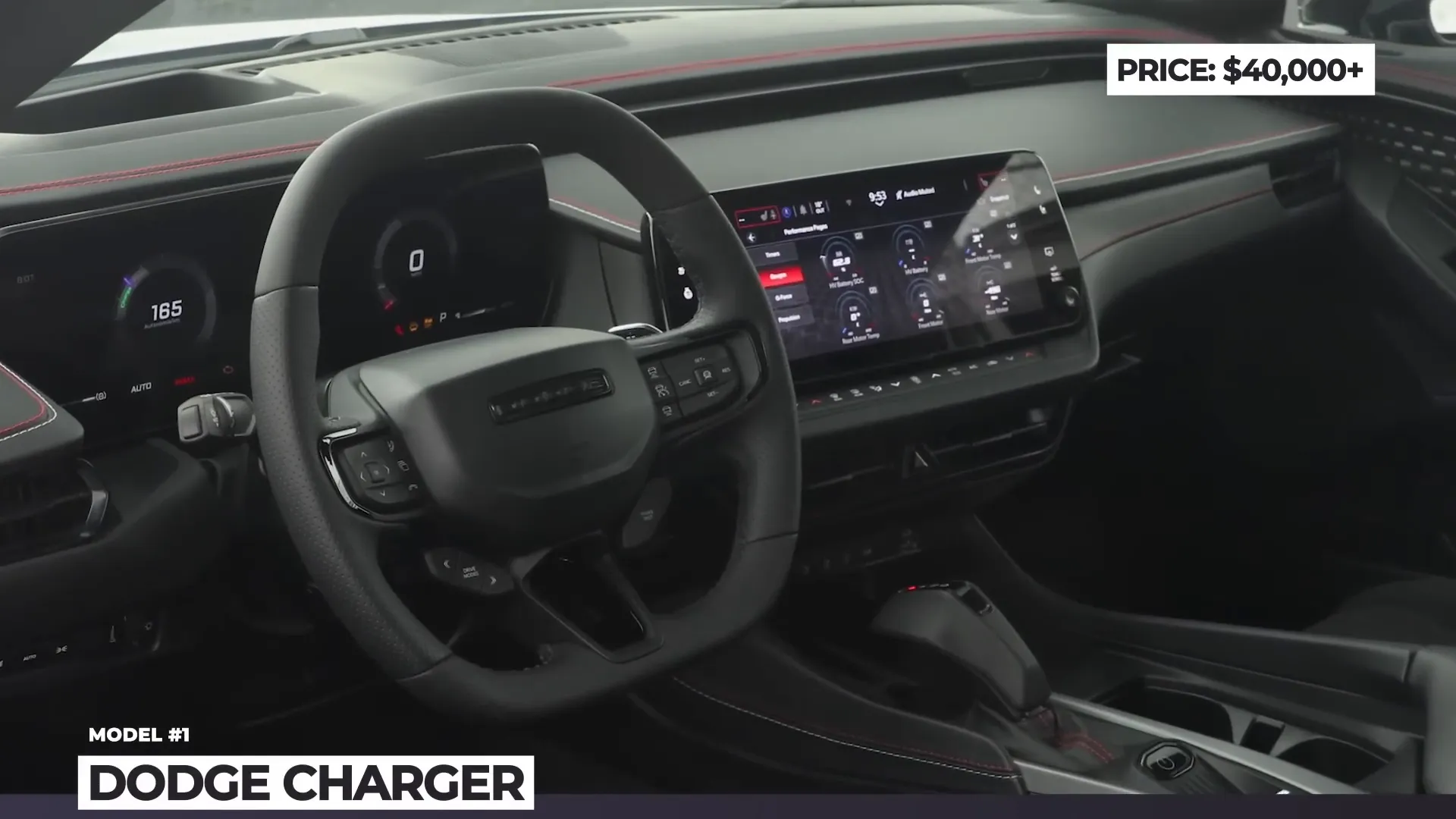 Dodge Charger interior features