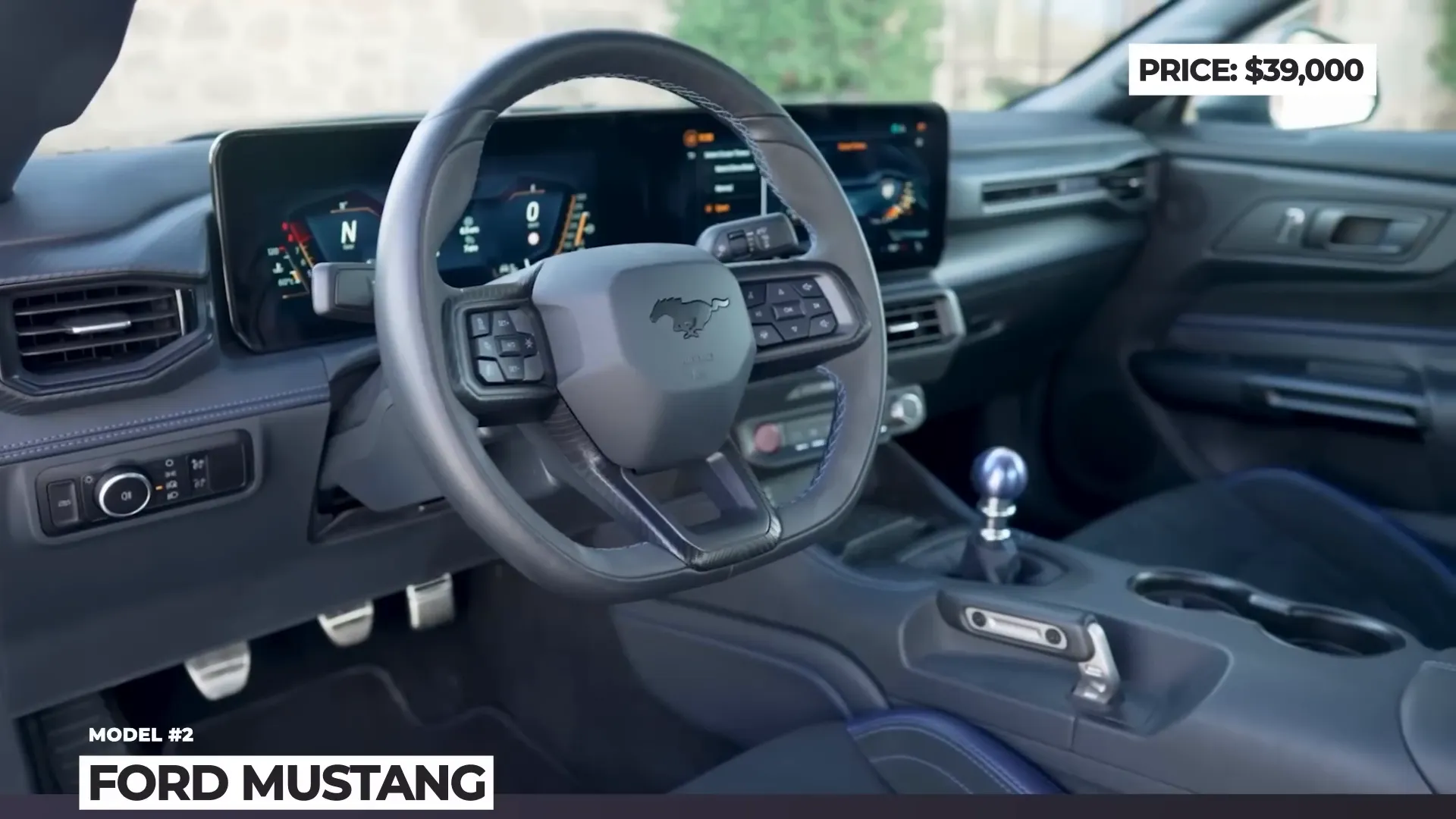 Ford Mustang GTD cockpit features