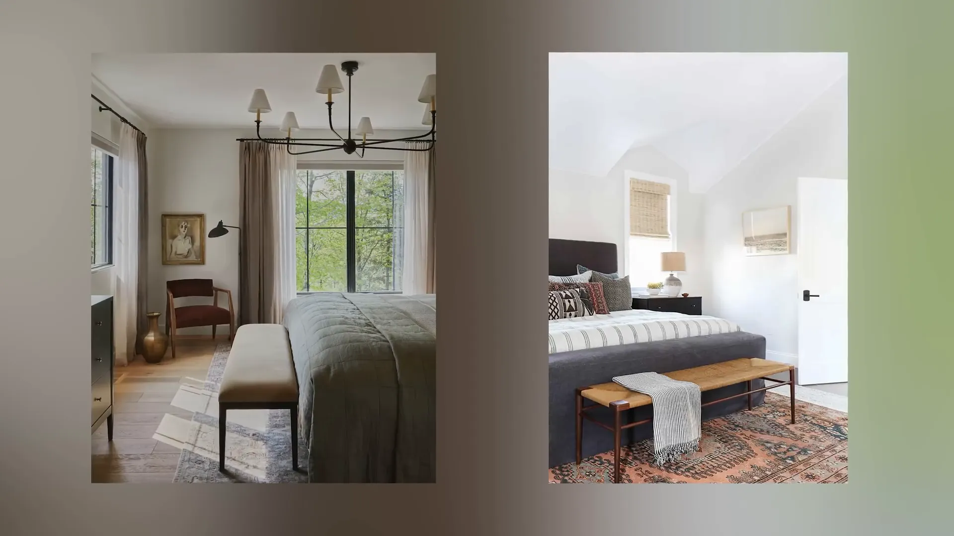 Cozy area rug in a bedroom