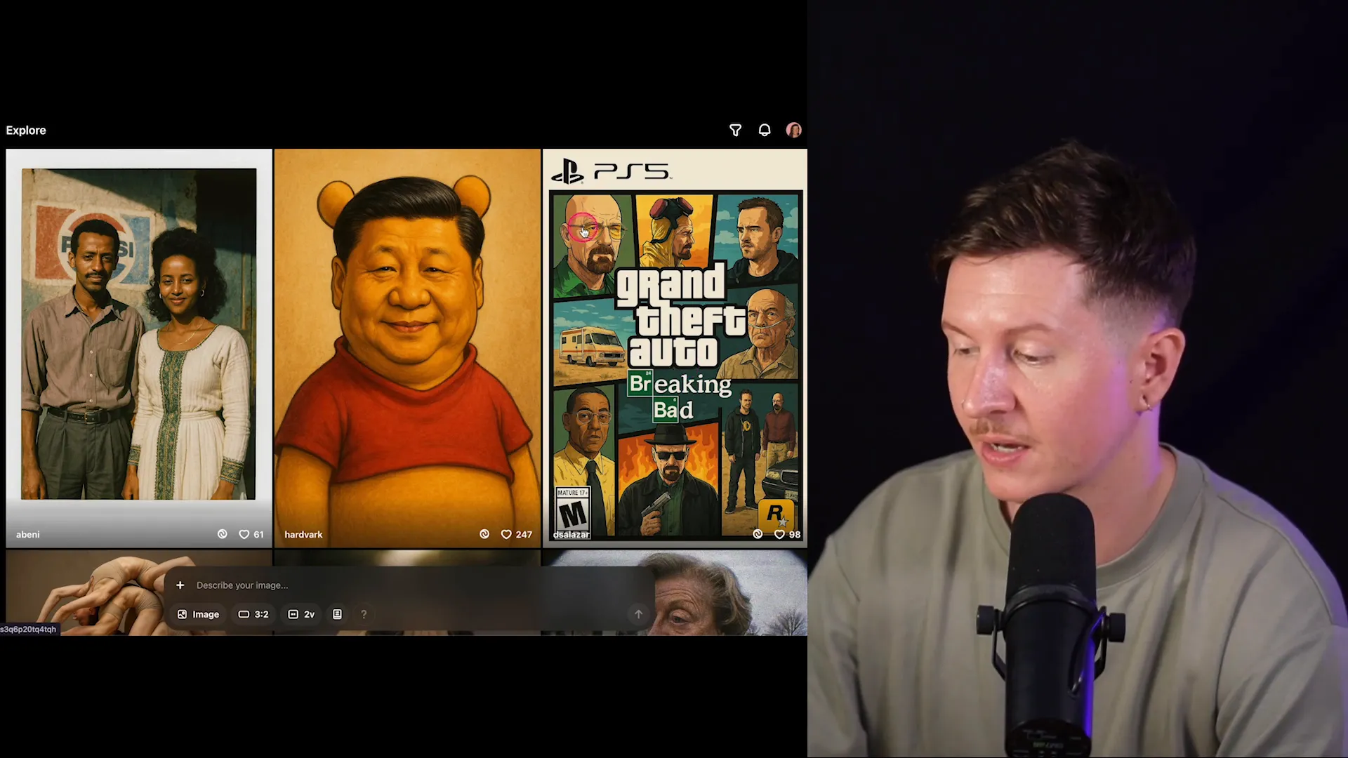 Game cover design featuring real likenesses