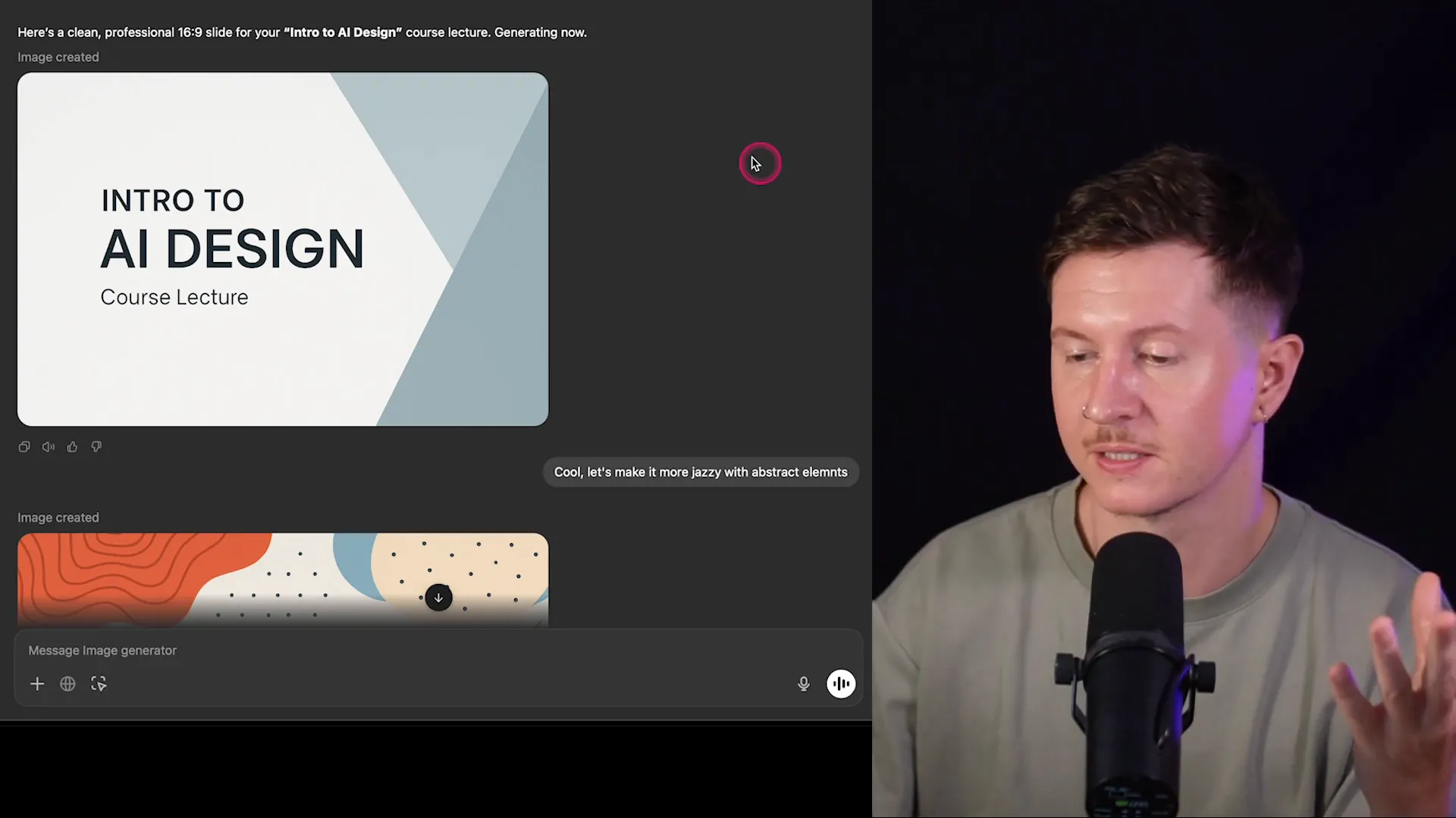 Slide design example for AI course