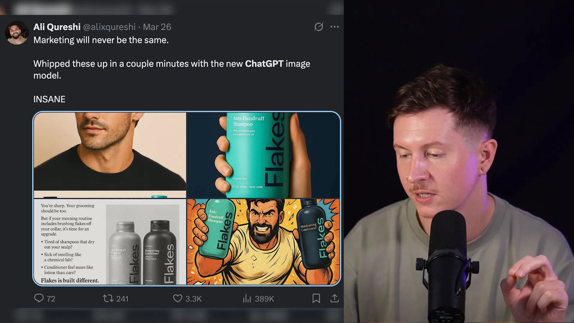 Example of a meme created with AI