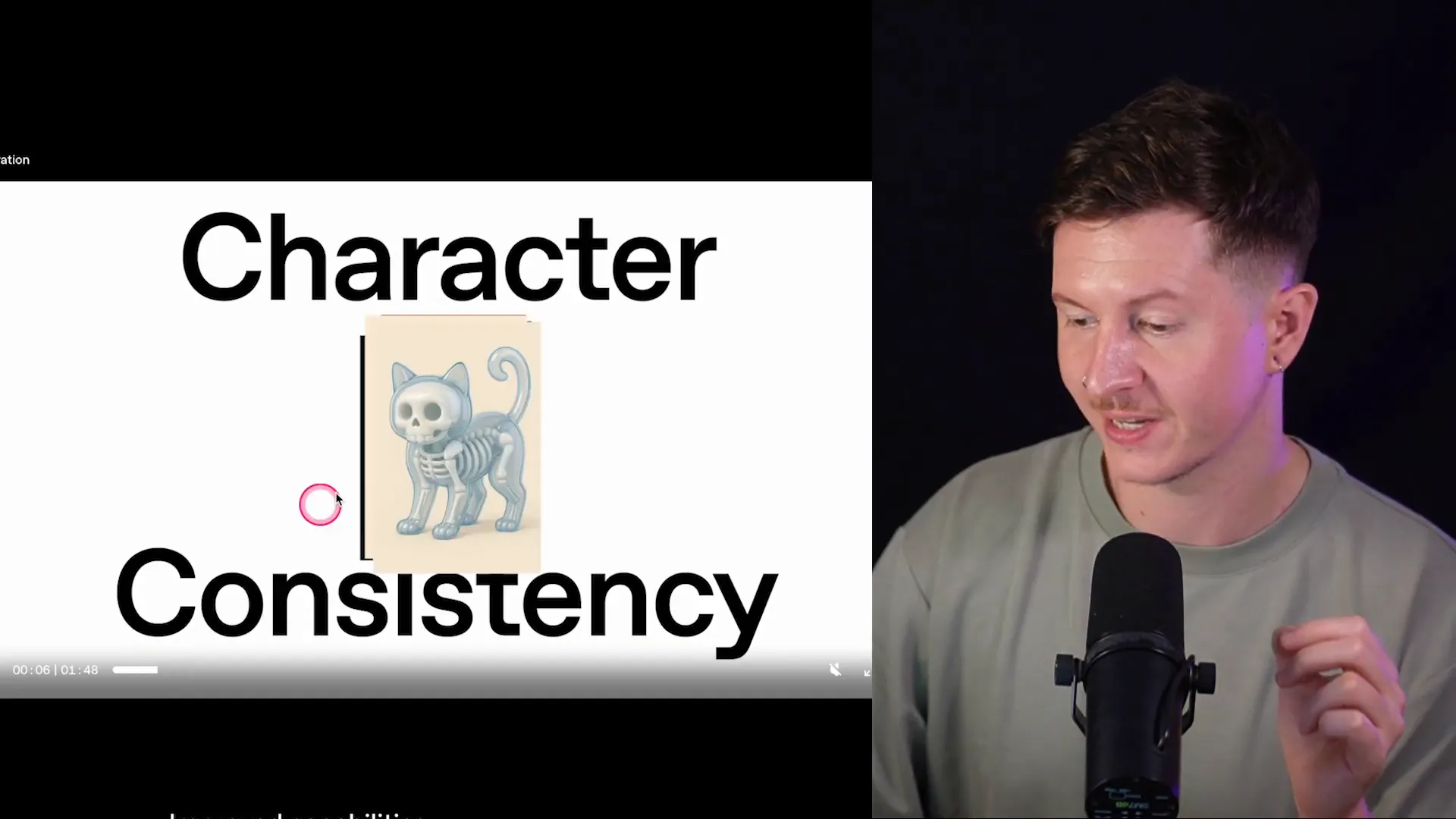 Character consistency across different scenarios