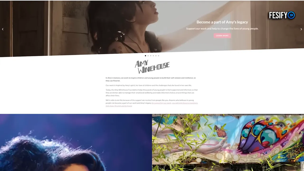 Amy Winehouse Foundation event photo showing family involvement