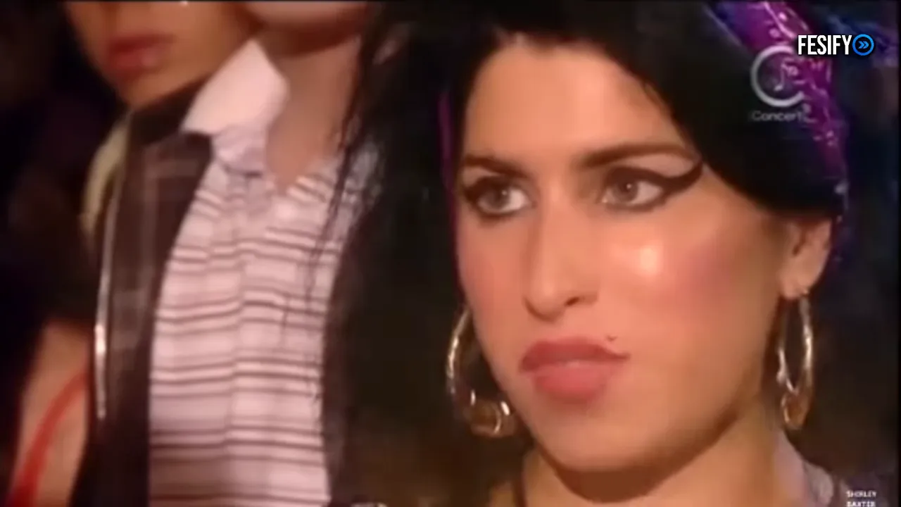 Interview clip showing Amy speaking about rehab and her drinking