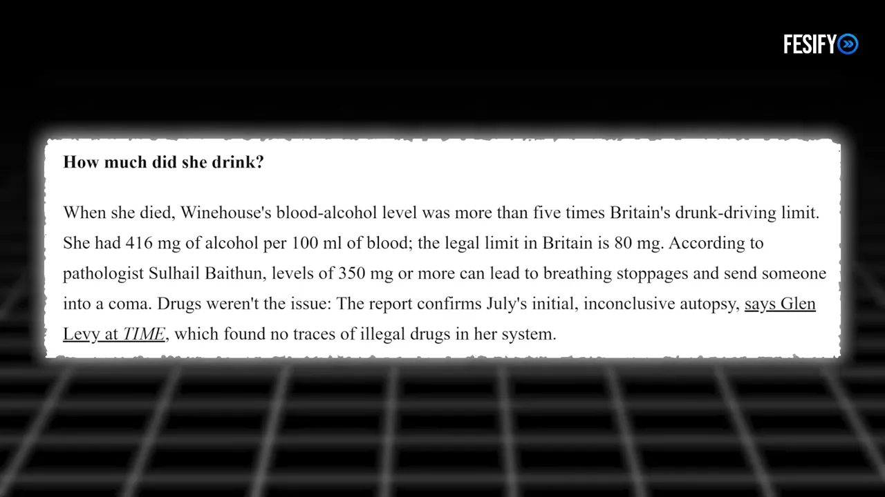 Newspaper headlines after the coroner's report showing BAC figures