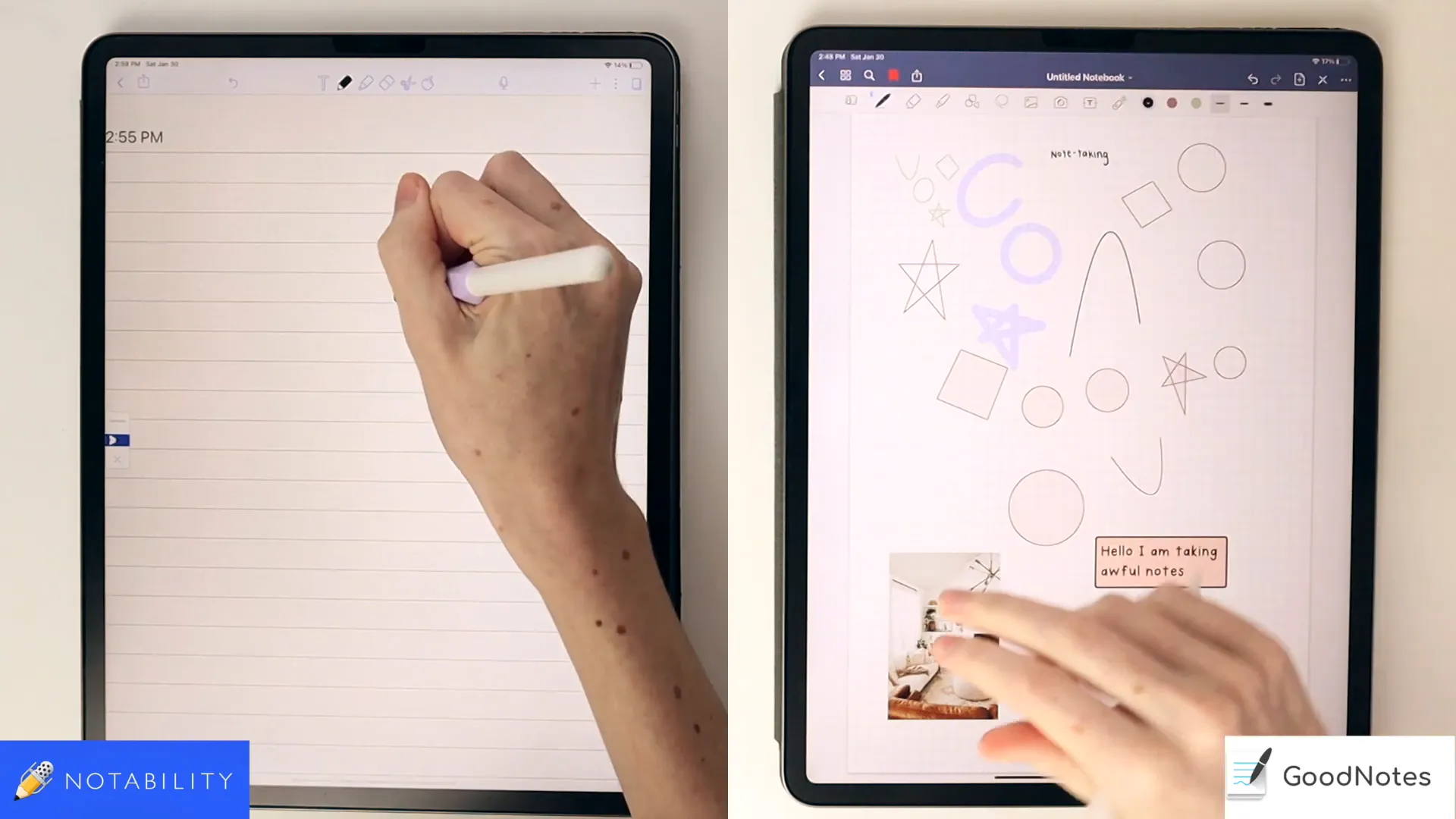 Recommendations for choosing between Notability and GoodNotes