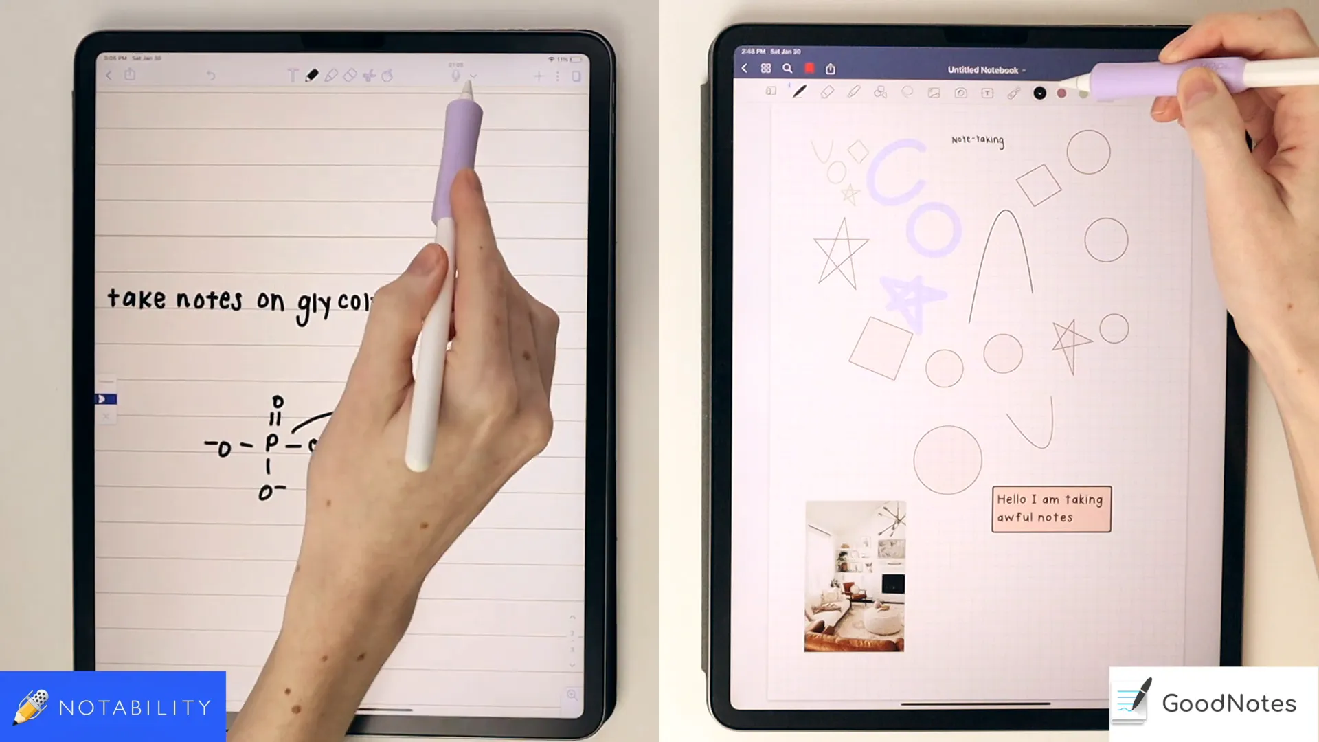 Voice recording feature in Notability