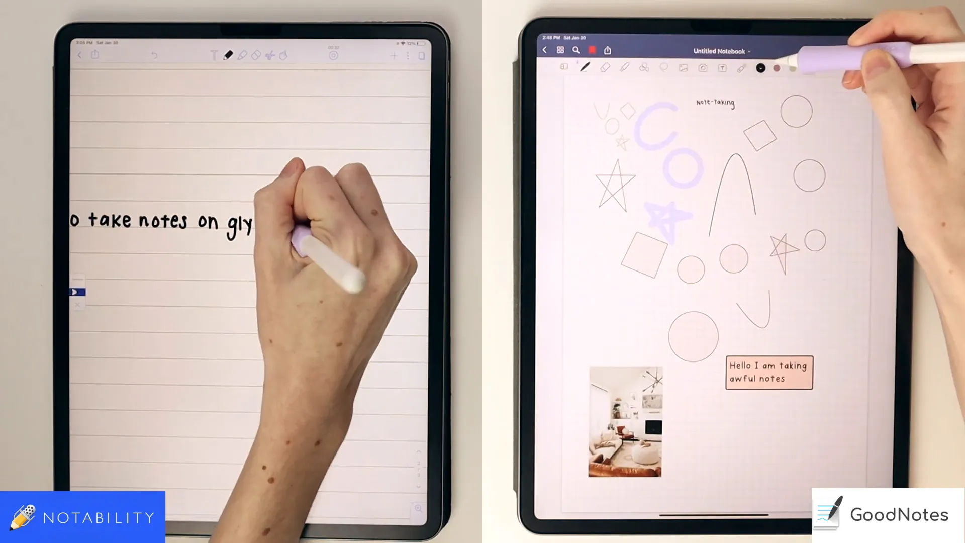 Image integration in Notability