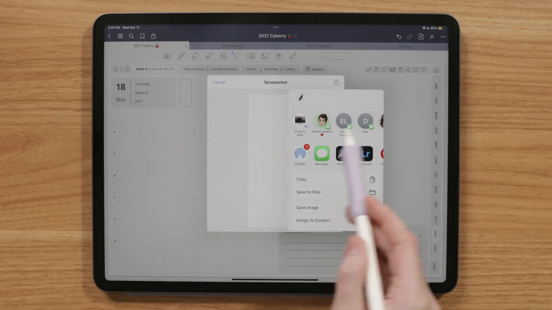 Screenshot Trick demonstration