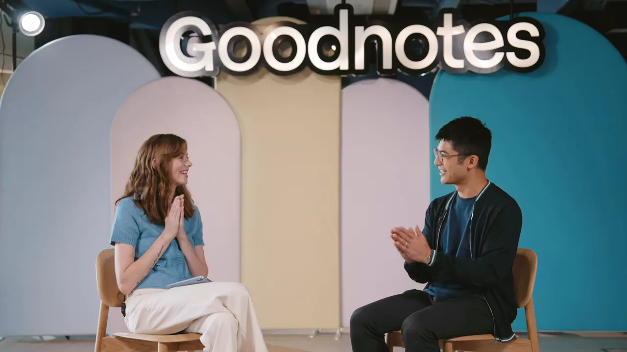 Closing shot of GoodNotes HQ and the team behind the update