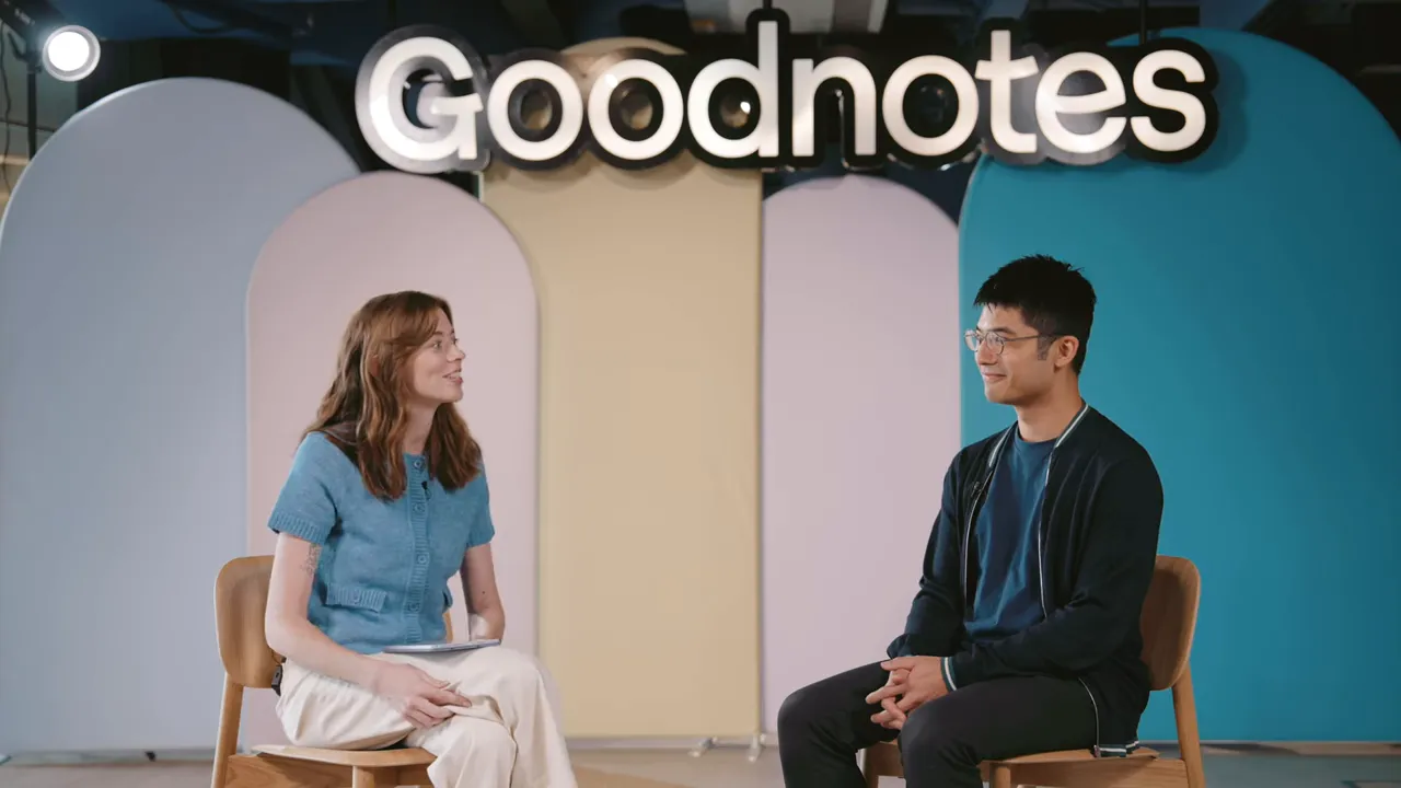 Kirsten and GoodNotes CEO Steven Chan at GoodNotes HQ