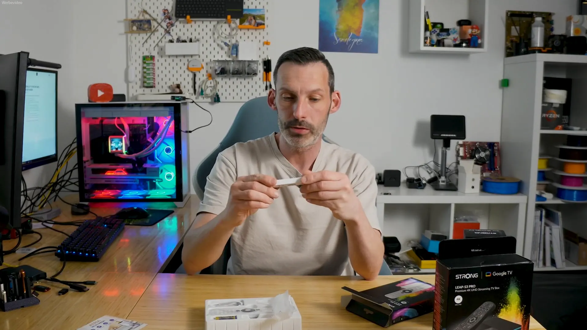 Der Google TV Stick Strong Leap Air im Unboxing