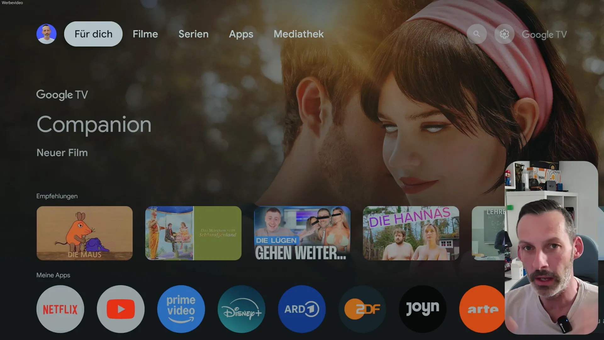 Streaming-Qualität des Google TV Sticks