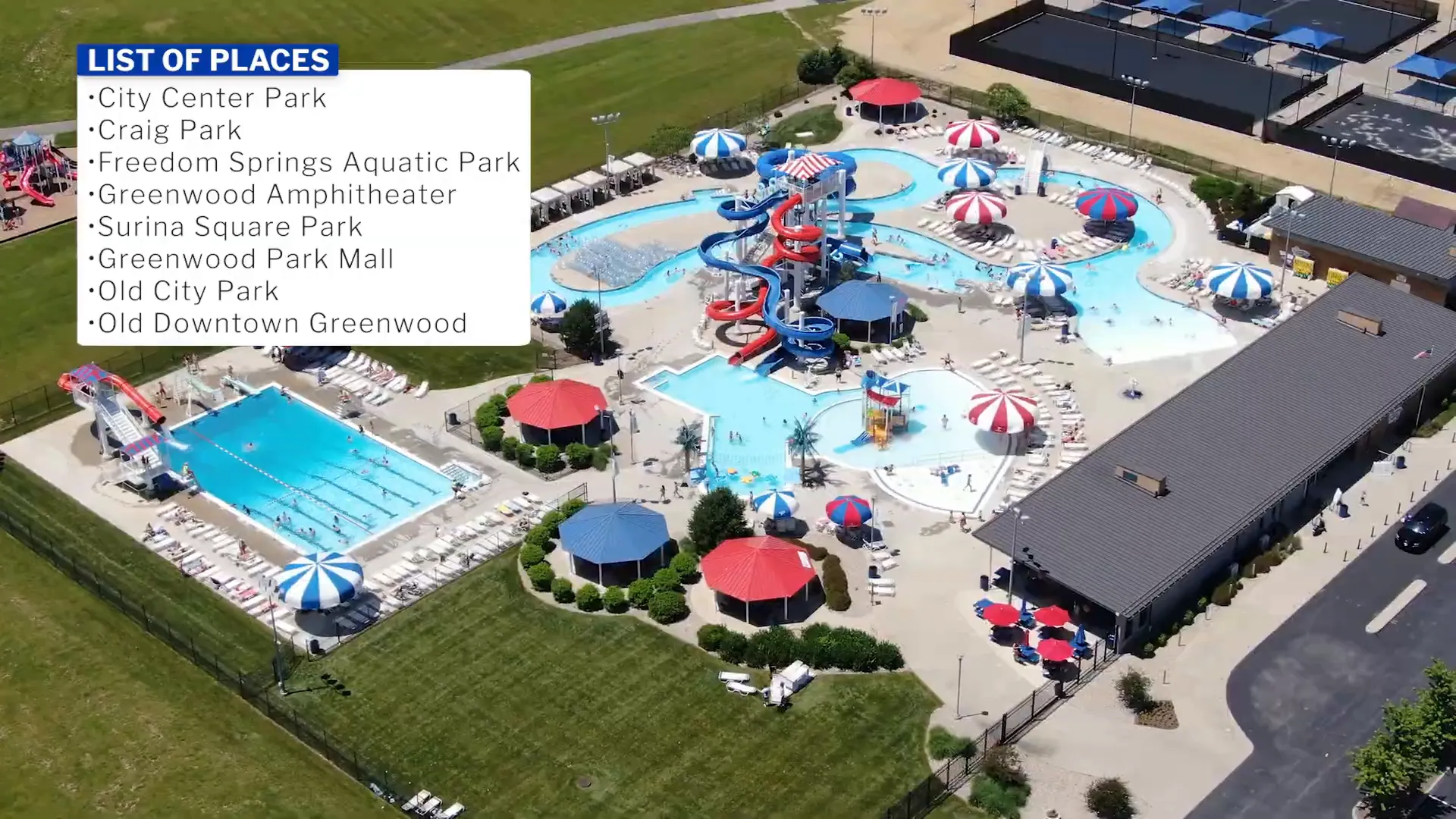 Freedom Springs park in Greenwood