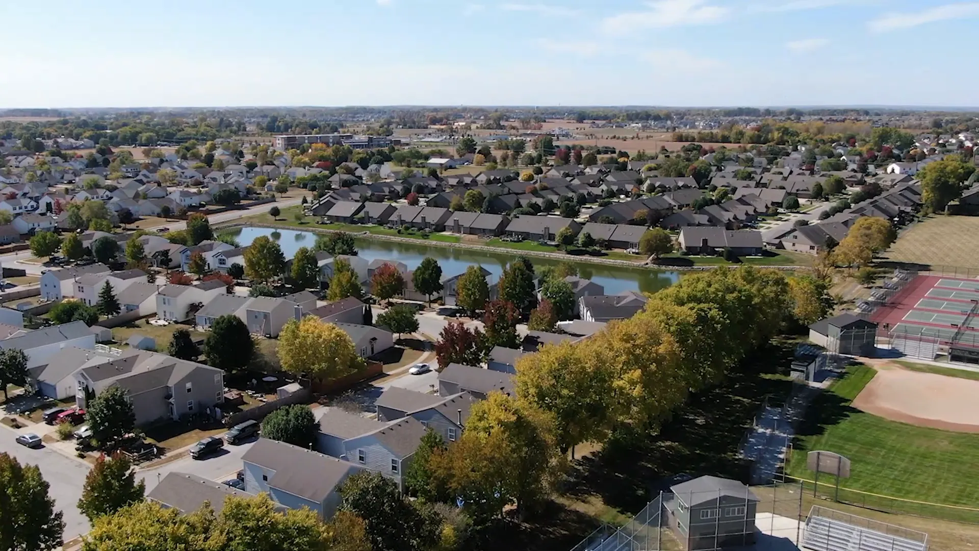 Neighborhood view near Greenwood Amphitheater
