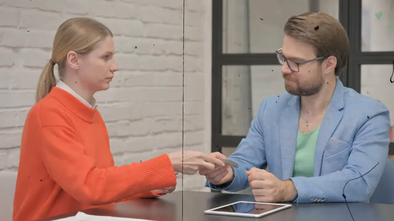 Two people in a real estate conversation during a discussion about contract flexibility