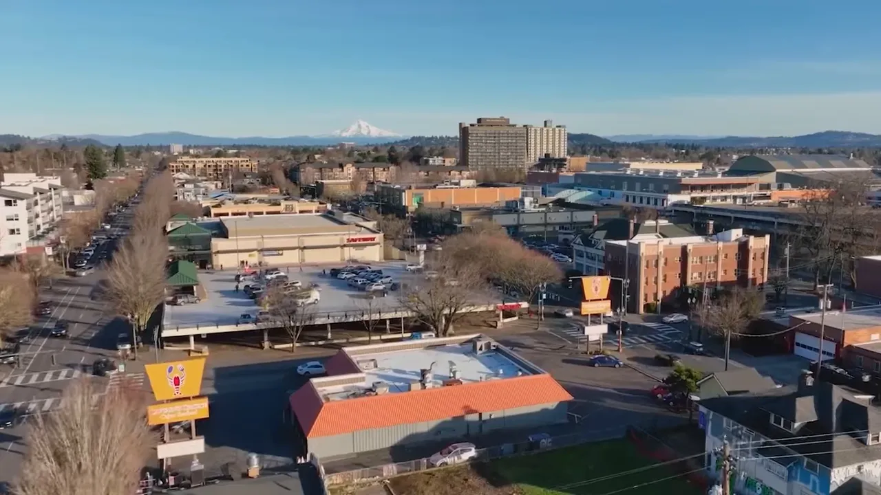 Walkable neighborhood cafe — example of a good walking district