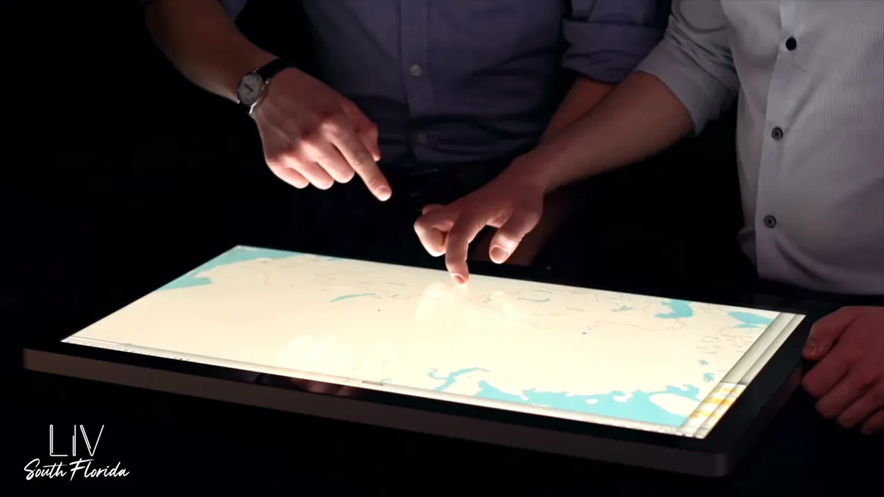 Map showing local evacuation routes and zones