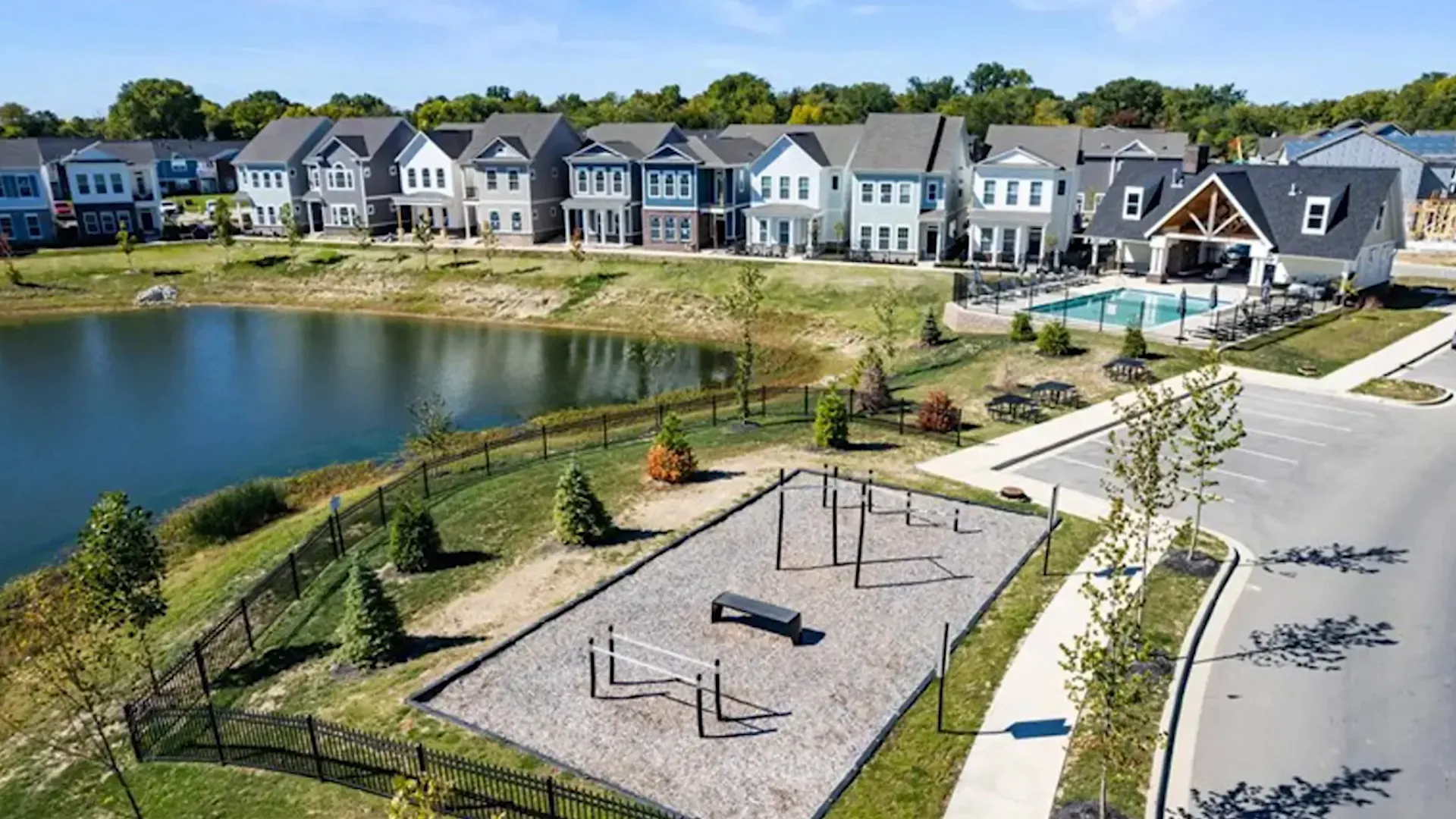 New construction neighborhood in Carmel