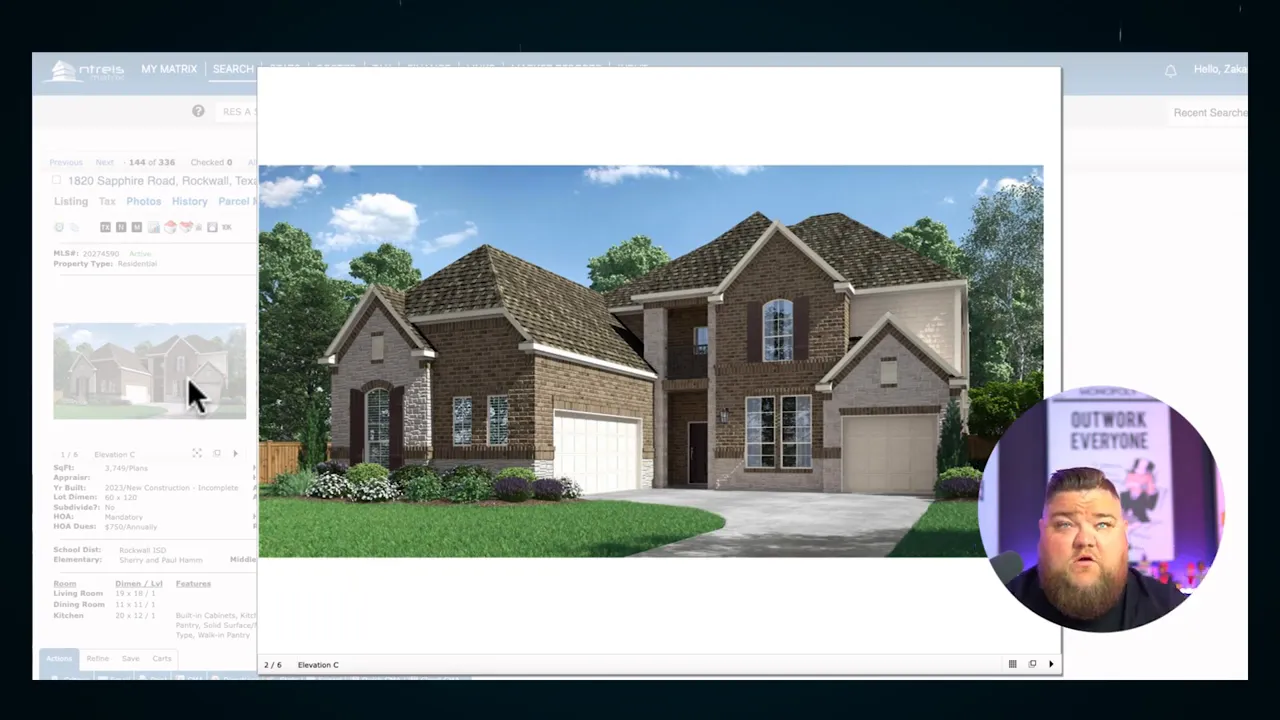 Detailed floor plan titled Bingham II