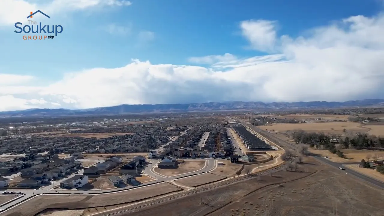 Aerial view of Mulberry Fort Collins