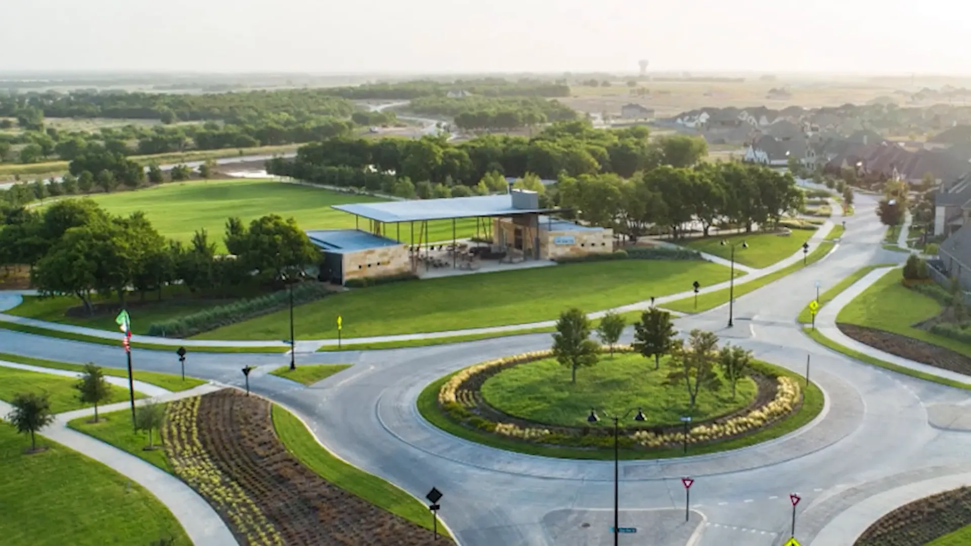 Entrance sign of The Reserve at Spiritas Ranch community in Little Elm, TX