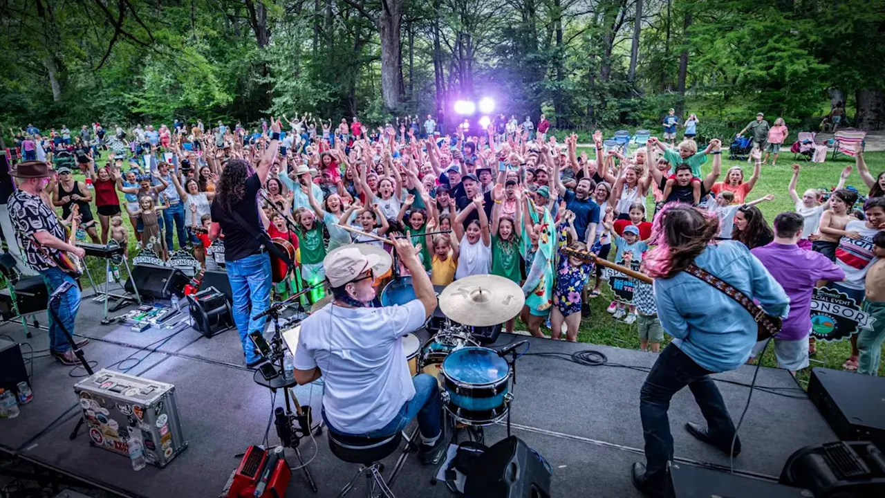 Live band performing in Wimberley TX