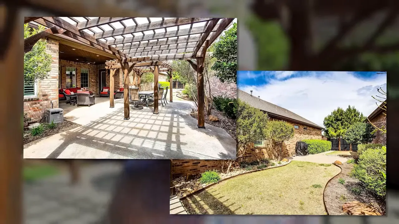 Backyard length showing usable outdoor space