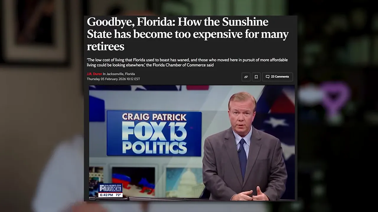 Article excerpt about Florida housing affordability and migration