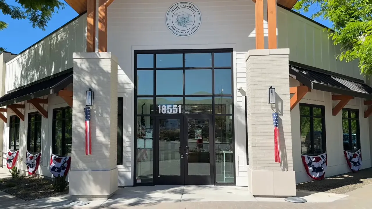 Exterior entrance of Avimor Academy early learning center