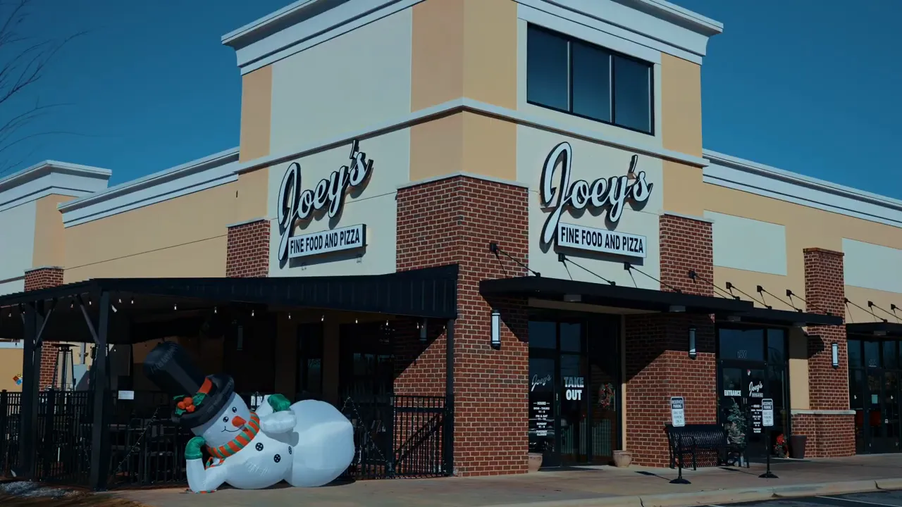 Joey’s Fine Food and Pizza storefront exterior in Sherrills Ford, North Carolina