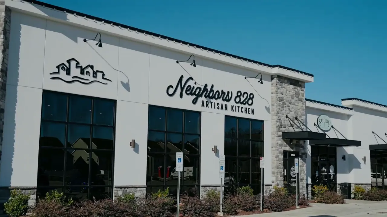 Neighbors 828 Artisan Kitchen storefront in Sherrills Ford, North Carolina