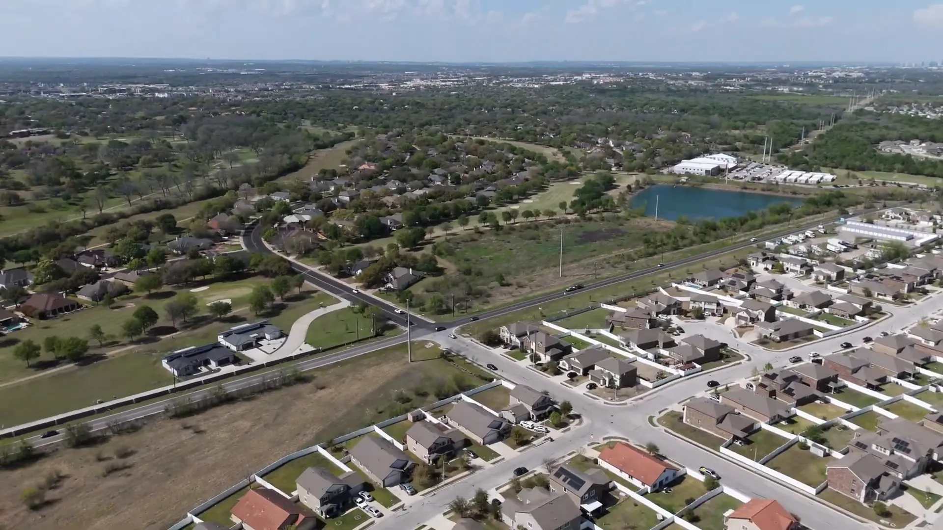 Southern Austin neighborhood along Menchaca Road