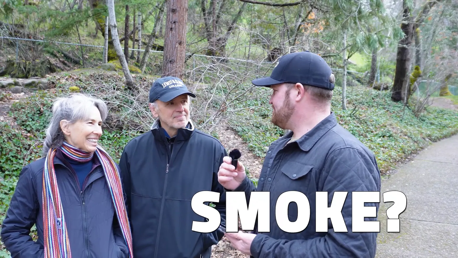 Local discussing wildfire smoke in the region