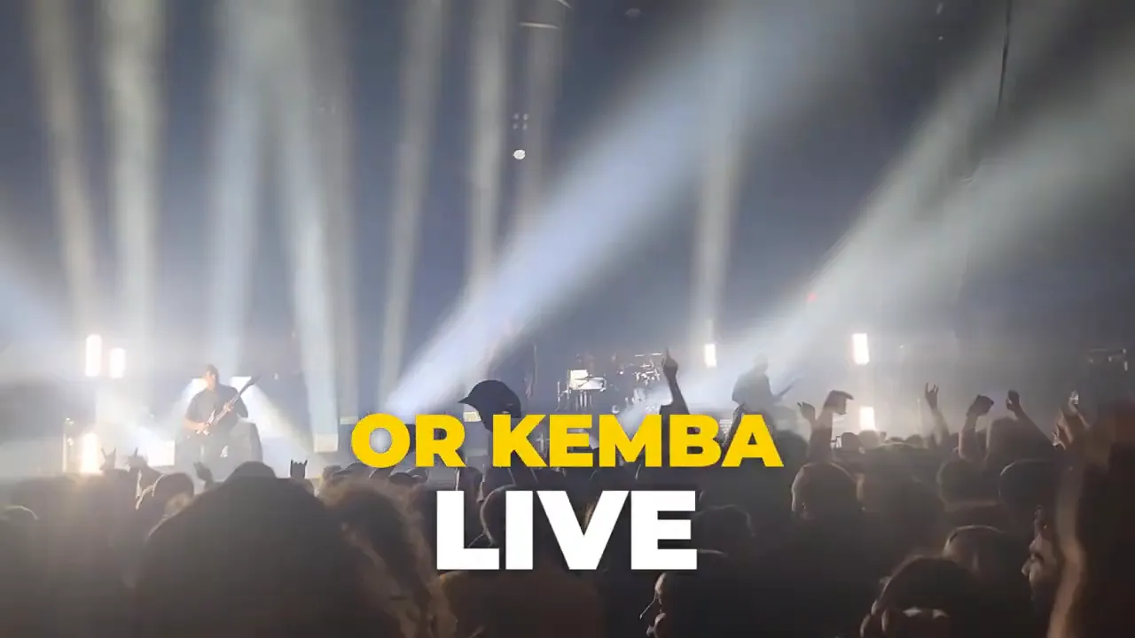 Concert crowd with stage lights at Kemba Live in Columbus, Ohio