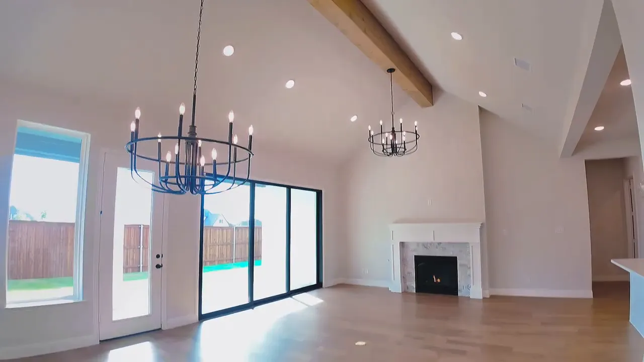 View of a new construction home in Rockwall Texas
