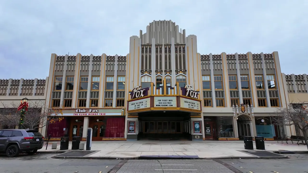 Fox Theatre in downtown Redwood City