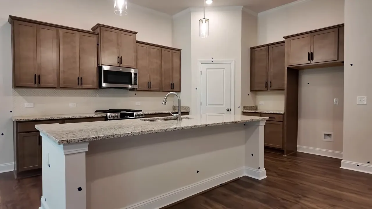 Kitchen with center island