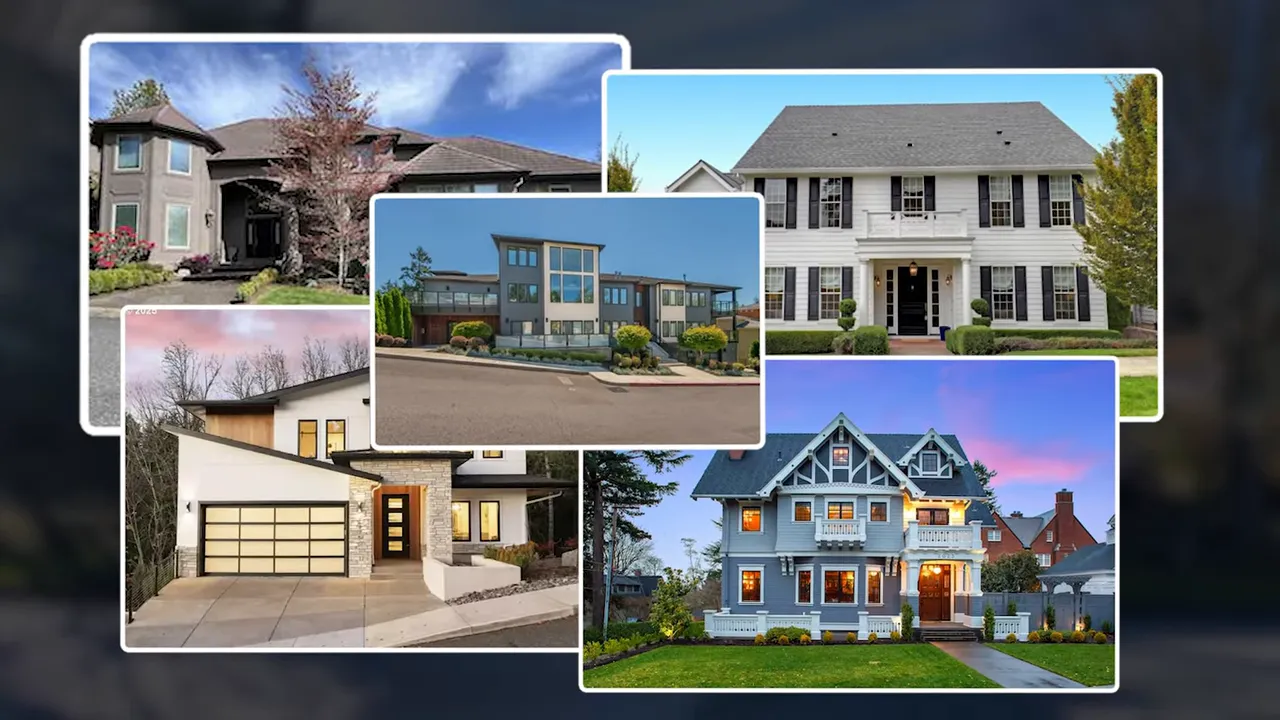 Collage of different home styles in Forest Heights