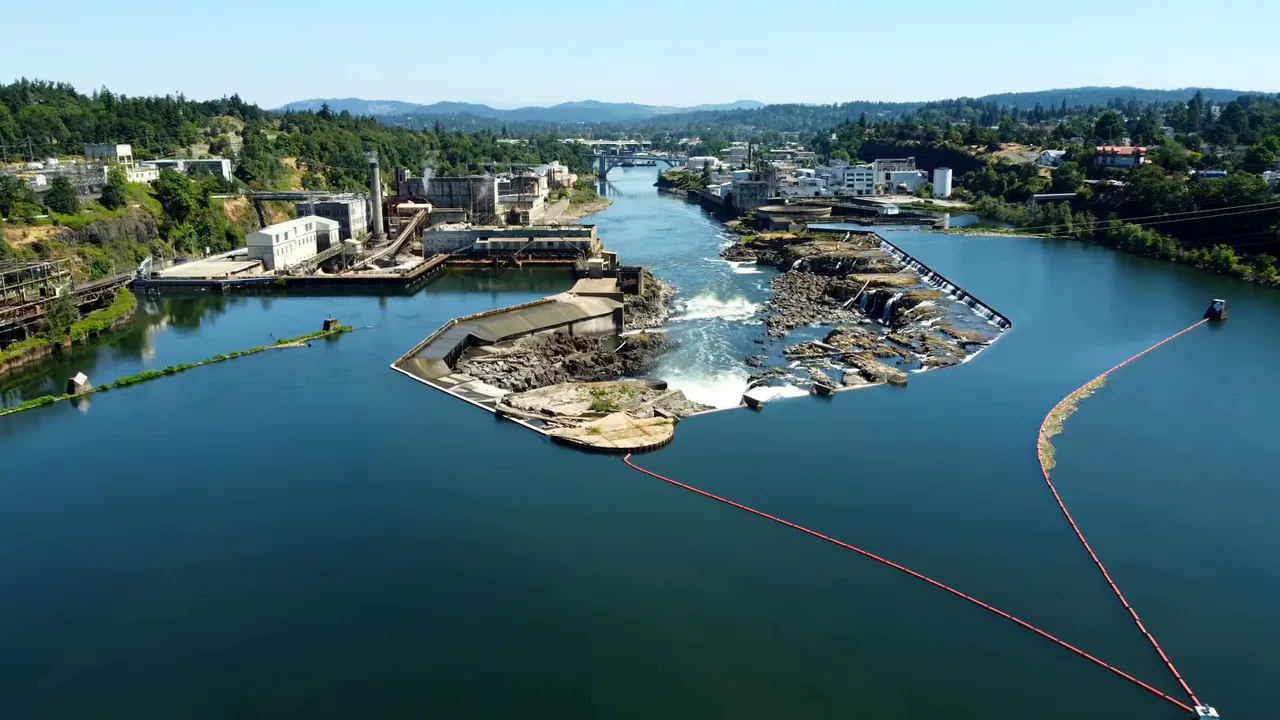 Aerial view of Oregon City Oregon