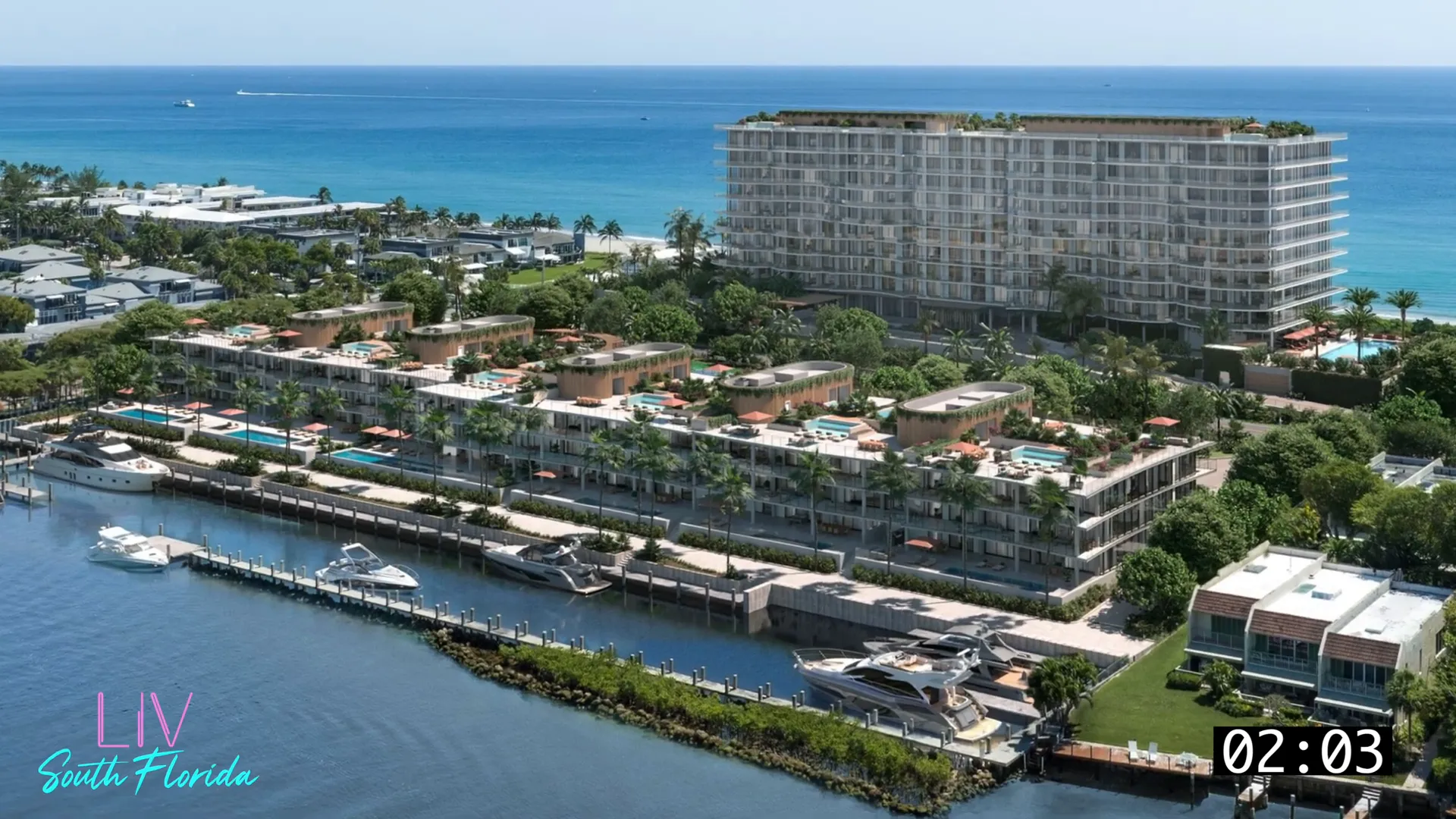 Artist rendering of upcoming Rosewood residences in Hillsboro Beach