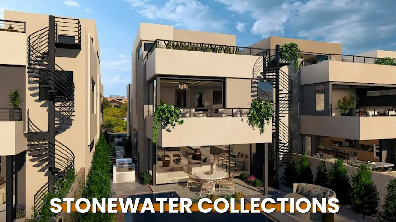 Contemporary homes in Blue Heron Stonewater Collection